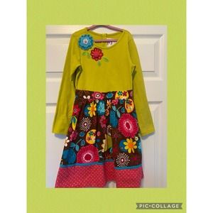 Counting Daisies Girls Floral Dress Size 6x